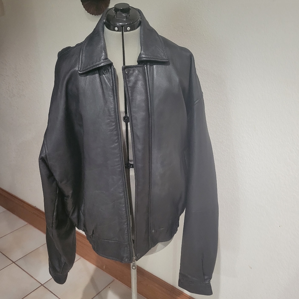 JR Genuine Leather Jacket 3XL